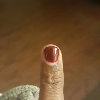 Lavish Nail Spa - Fresh gel manicure....look how far the polish is from my cuticle!!! - Nail Salons Near Me - Washington, DC, District of Columbia Lavish Nail Spa - Fresh gel manicure....look how far the polish is from my cuticle!!! - Nail Salons Near Me - Washington, DC, District of Columbia