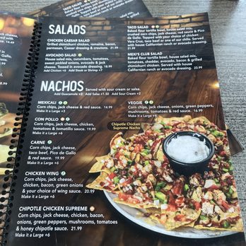 Mexi’s - Menu - Mexican Near Me - Moncton, New Brunswick