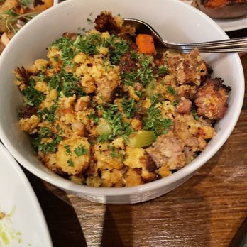 Communal - Chorizo cornbread stuffing - New American Near Me - Provo, Utah
