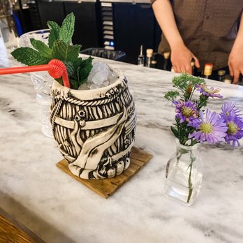 Tiki Thai - Cocktail in a tiki mug - Tiki Bars Near Me - Reston, Virginia Tiki Thai - Cocktail in a tiki mug - Tiki Bars Near Me - Reston, Virginia