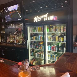 Haynes On Main - Cooler behind the bar