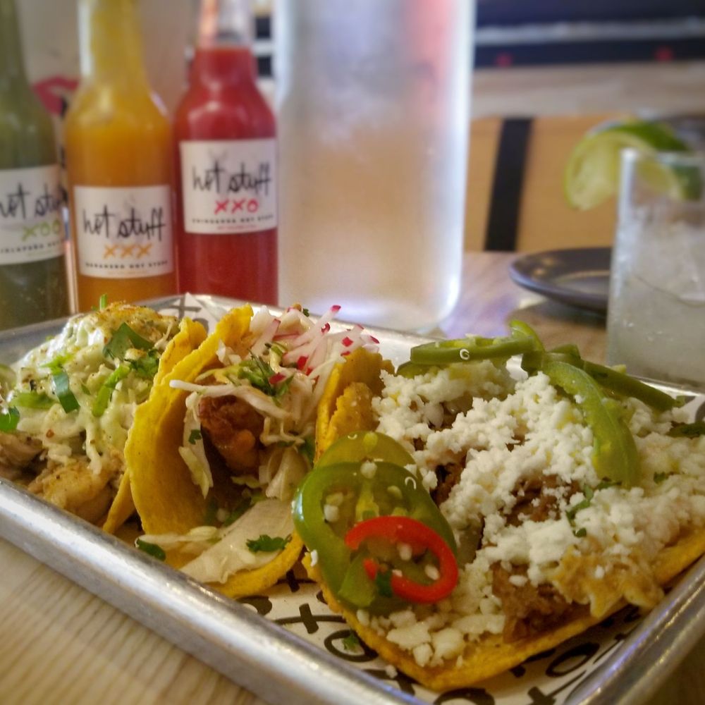 XO Taco - Achiote Asada, Red snapper, hot chix - Tacos Near Me - Syracuse, New York XO Taco - Achiote Asada, Red snapper, hot chix - Tacos Near Me - Syracuse, New York