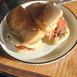 Italian Sizzle Shack - Eggplant with shaved steak