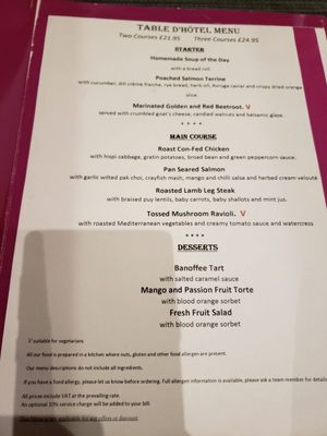 Menu photo 1 Cube Restaurant Crawley, WSX