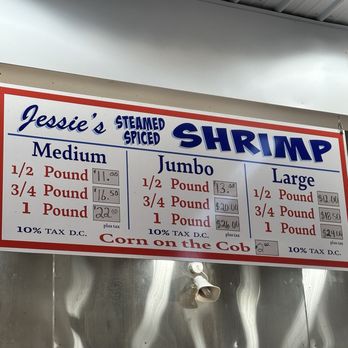Jessie Taylor Seafood - Shrimp menu - Seafood Markets Near Me - Washington, DC, District of Columbia