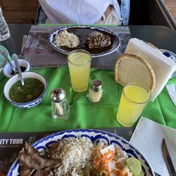 El Mirador - Cane Asada and Chicken Mole plate