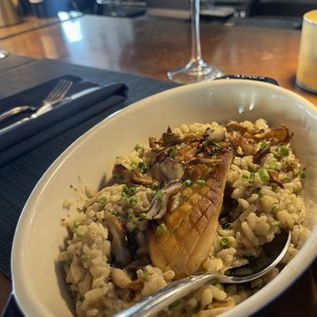 Field & Tides - Mushroom risotto - Southern Near Me - Houston, Texas
