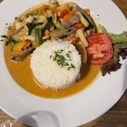 Hotel Seethaler - Curry with shrimp and chicken