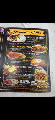 Menu photo 7 Inca Fusion Peruvian Restaurant Avondale, AZ