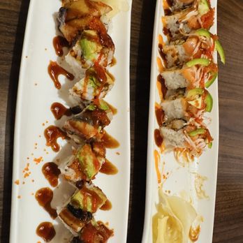 Tomo Sushi - Spicy tomo special & dragon roll - Sushi Bars Near Me - San Jose, California Tomo Sushi - Spicy tomo special & dragon roll - Sushi Bars Near Me - San Jose, California