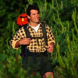 Mammoth City Concierge - Jared hiking in Eastern Sierra