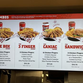 Raising Cane's Chicken Fingers - Fast Food Near Me - Chesapeake, Virginia
