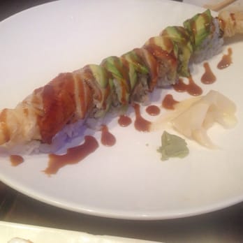 Oishi Sushi - Planet Roll (shrimp tempura, eel, and avocado) - Japanese Near Me - Hackensack, New Jersey