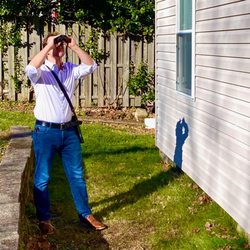 Knox Home Inspections - Alex Inspecting the Complete Exterior