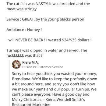 Wendell Smith's Restaurant - She had my post removed - Diners Near Me - Nashville, Tennessee Wendell Smith's Restaurant - She had my post removed - Diners Near Me - Nashville, Tennessee