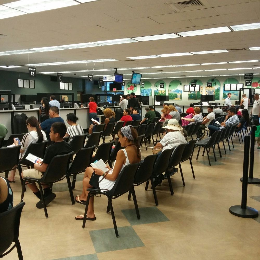 Pasadena DMV Office - Not very busy for a Friday Pasadena DMV Office - Not very busy for a Friday