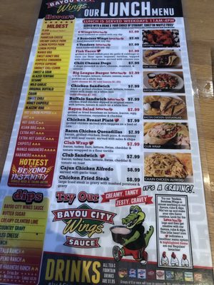 Menu photo 2 Bayou City Wings Pasadena, TX Menu photo 2 Bayou City Wings Pasadena, TX