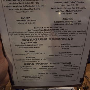 Pulcinella! - Menu - Italian Near Me - New Orleans, Louisiana