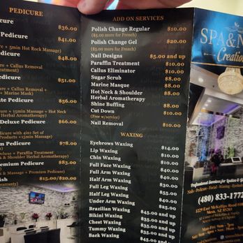 Nails Creation - June 2024 Menu - Nail Salons Near Me - Gilbert, Arizona