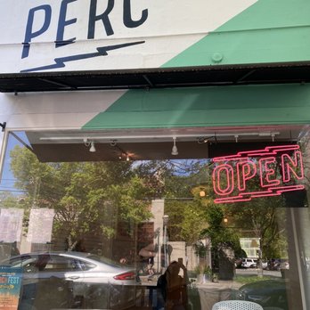 Perc - The outside is so cute! - Coffee & Tea Near Me - Atlanta, Georgia