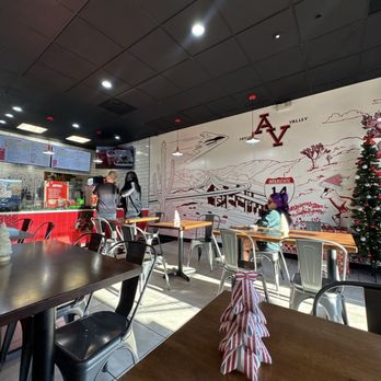 San Fernando Coffee - Christmas decor inside - Coffee & Tea Near Me - Palmdale, California