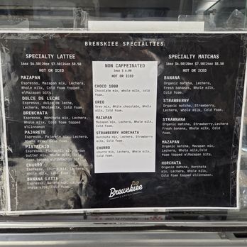 Brewskiee Coffee - Menu - Coffee & Tea Near Me - Santa Ana, California Brewskiee Coffee - Menu - Coffee & Tea Near Me - Santa Ana, California