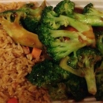 Pagoda Chinese Restaurant - Roast pork with broccoli just after opening. - Seafood Near Me - North Haven, Connecticut