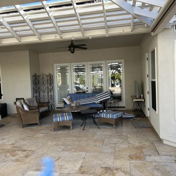 Roberts Window Cleaning - Patio is pressure washed and window cleaned. - Window Washing Near Me - Avondale, Arizona