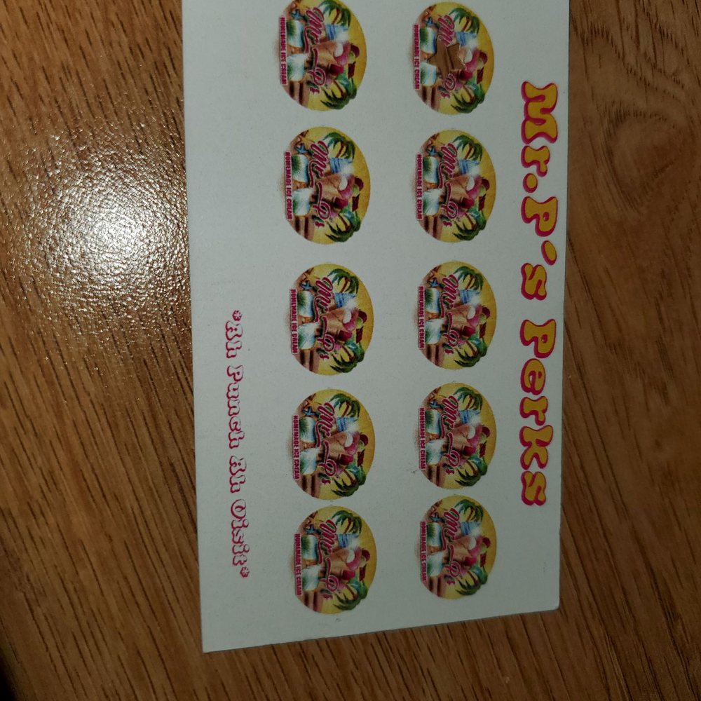 Mr Ps Ice Cream Shop - Punch card - Ice Cream & Frozen Yogurt Near Me - Brooklyn, New York Mr Ps Ice Cream Shop - Punch card - Ice Cream & Frozen Yogurt Near Me - Brooklyn, New York