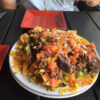 Moondog Seaside Eatery - Small brisket nachos - Seafood Near Me - Fulton, Texas Moondog Seaside Eatery - Small brisket nachos - Seafood Near Me - Fulton, Texas