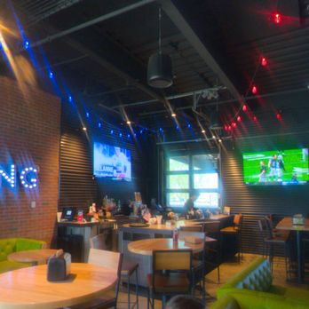 Chicken N Pickle - Inside is a very cool. Almost ultra lounge vibe - Pickleball Near Me - Henderson, Nevada
