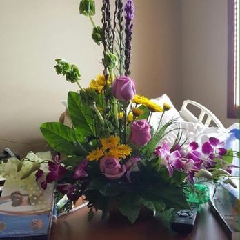Bouquet Flower Shop - From the "surprise me" bouquet. Sent to a friend in the hospital - Florists Near Me - Boise, Idaho