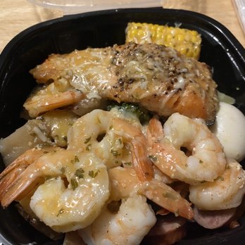 DeeO's Seafood - Salmon & shrimp bowl - Seafood Near Me - Cordova, Tennessee
