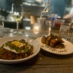 Hush Public House - Duck fried rice and roasted squash