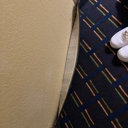 Clarion Inn Asheville Airport - Carpet is coming out the floor