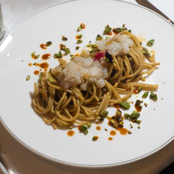 Tullio - a plate of pasta with shrimp - Italian Near Me - Coral Gables, Florida