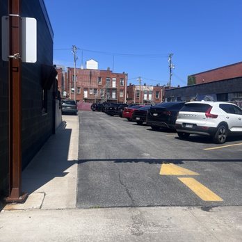 Green Goat Cafe Bar - Parking lot looks like this. Right next to the building. - Coffee & Tea Near Me - Cleveland, Ohio