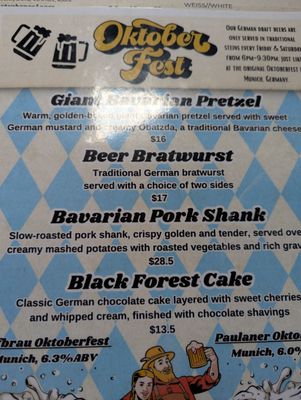 Menu photo 1 Wirtshaus Los Angeles, CA Menu photo 1 Wirtshaus Los Angeles, CA