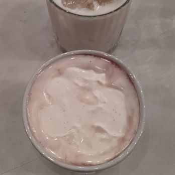 Range Life - Hot chocolate (bottom) and milk punch (right) - Desserts Near Me - Livermore, California Range Life - Hot chocolate (bottom) and milk punch (right) - Desserts Near Me - Livermore, California