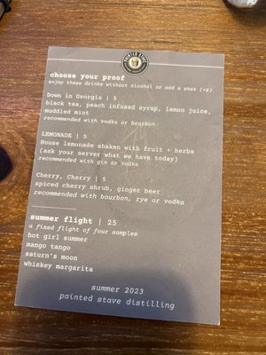 Menu photo 7 Painted Stave Distilling Smyrna, DE