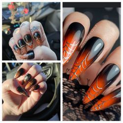 Creative Nail & Spa - What I asked for on the right whay I gof on the left. I'm beyond happy