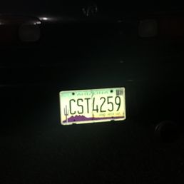 Driver's license plate Driver's license plate