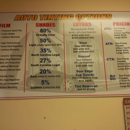 Pricing schedule.  Very affordable for quality work.