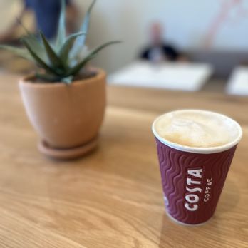 Costa Coffee - Lee White - Flat White - basically a stronger Latte since it has less milk. - Coffee & Tea Near Me - Atlanta, Georgia Costa Coffee - Lee White - Flat White - basically a stronger Latte since it has less milk. - Coffee & Tea Near Me - Atlanta, Georgia