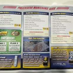 Seacoast Mazda - This is the service brochure given to me in January 2023, when I arrived for my appointment.