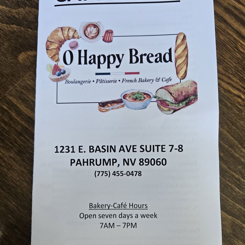 O Happy Bread - Bakeries Near Me - Pahrump, Nevada O Happy Bread - Bakeries Near Me - Pahrump, Nevada