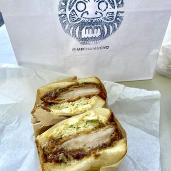 Mecha Mucho - Cluckin' Katsu Sando, $15.00 (June 2024). - Japanese Near Me - Sacramento, California