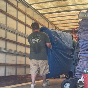 Little Guys Movers - Unloading the mattresses. - Movers Near Me - Greensboro, North Carolina Little Guys Movers - Unloading the mattresses. - Movers Near Me - Greensboro, North Carolina