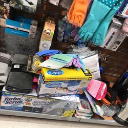 TJ Maxx - The selection is pretty good, but what a mess