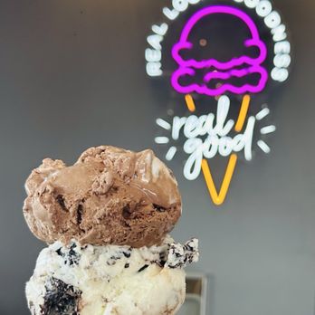 The Creamery - From top to bottom-rocky road, moose tracks, and vanilla - Cheese Shops Near Me - Beaver, Utah The Creamery - From top to bottom-rocky road, moose tracks, and vanilla - Cheese Shops Near Me - Beaver, Utah